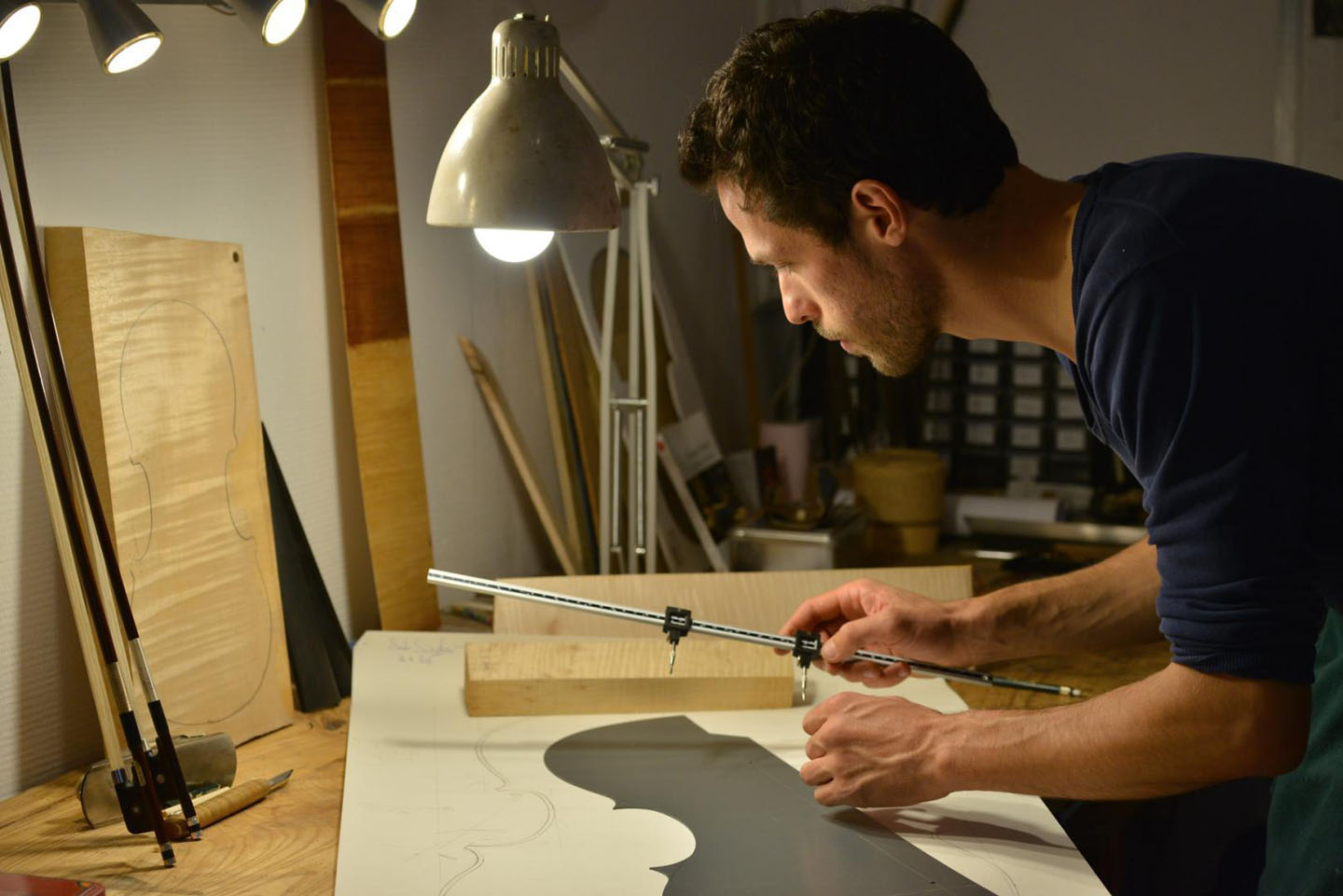 Sylvain Tournaire luthier - Atelier de fabrication à Paris